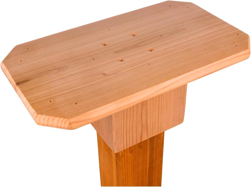 ZXYPRO ® Little Library Mount, Cedar | Fits 4x4 Posts | Screws Included | Stable & Easy to Install Outdoor Post Mount - Image 1